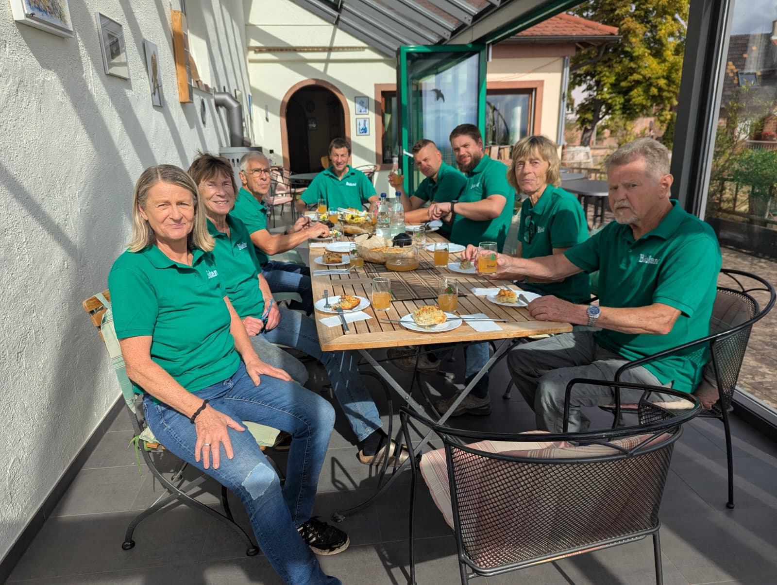 Abschluss im Wintergarten